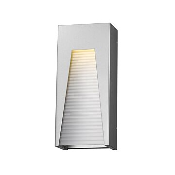 Z-Lite Millenial 1-Light Outdoor Wall Sconce In Silver