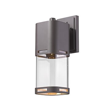 Z Lite Lestat 1 Light Outdoor Wall Sconce In Deep Bronze