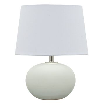Scatchard Table Lamp in White Matte by House of Troy