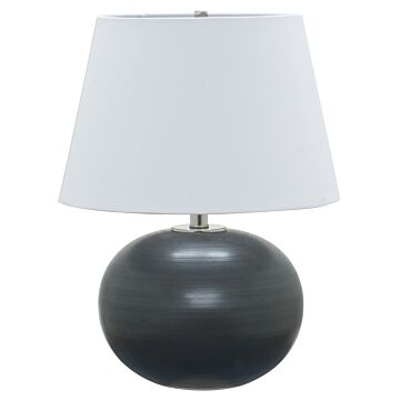 Scatchard Table Lamp in Black Matte by House of Troy