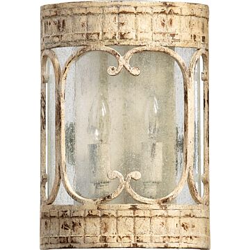 Florence Two Light Wall Sconce in Persian White by Quorum International