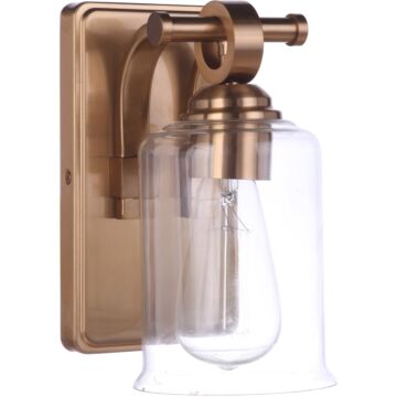 Romero One Light Wall Sconce in Satin Brass by Craftmade