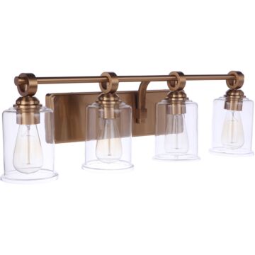 Romero Four Light Vanity in Satin Brass by Craftmade