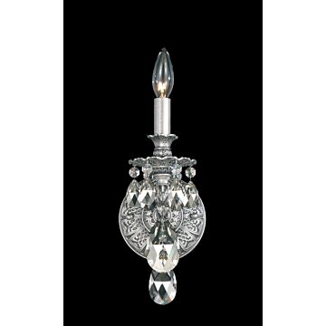 Milano One Light Wall Sconce in Antique Silver by Schonbek