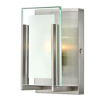 Hinkley Latitude 1-Light Bathroom Vanity Light In Brushed Nickel