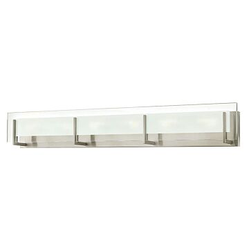 Hinkley Latitude 6-Light Bathroom Vanity Light In Brushed Nickel