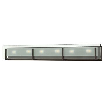 Hinkley Latitude 6-Light Bathroom Vanity Light In Oil Rubbed Bronze