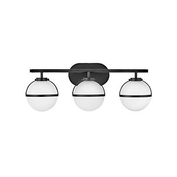Hinkley Hollis 3-Light Bathroom Vanity Light In Black