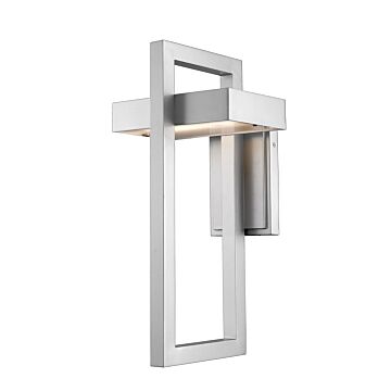 Z-Lite Luttrel 1-Light Outdoor Wall Sconce In Silver