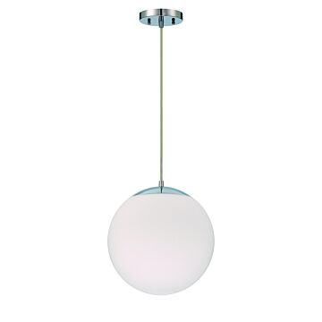 Gaze One Light Pendant in Chrome by Craftmade