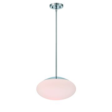 Gaze One Light Pendant in Chrome by Craftmade