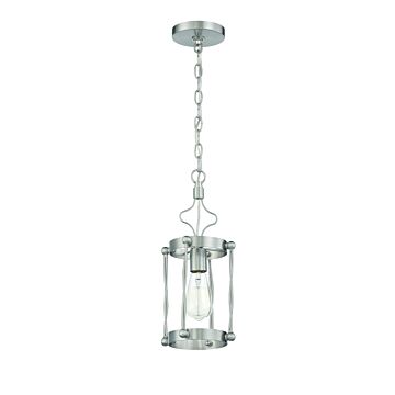 Jolenne One Light Mini Pendant in Brushed Polished Nickel by Craftmade