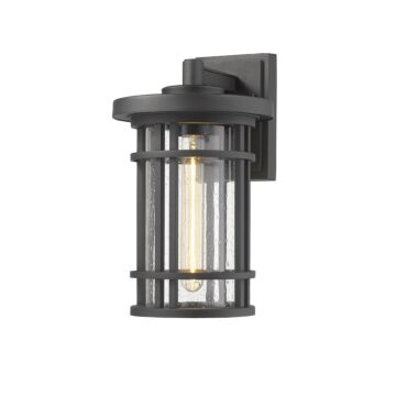 Z-Lite Jordan 1-Light Outdoor Wall Sconce In Black