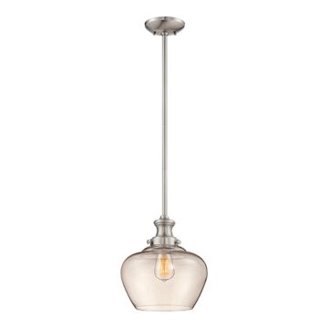 Millennium Lighting 5000 Series 1 Light Mini Pendant in Brushed Nickel