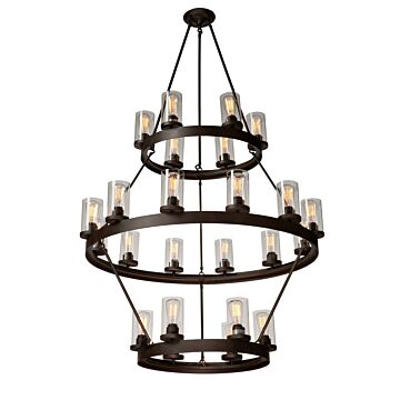 Menlo Park  Chandelier in Oil Rubbed Bronze by Artcraft Lighting