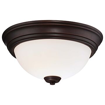 Overland Park Flush Mount in Vintage Bronze by Minka-Lavery