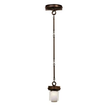 Newport One Light Mini Pendant in Satin Bronze by Kalco