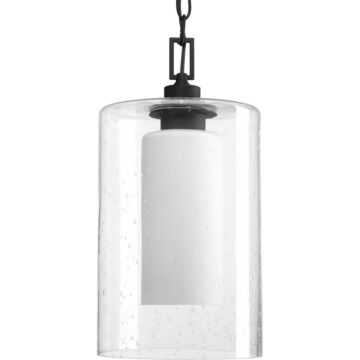 Compel 1-Light Hanging Lantern in Black