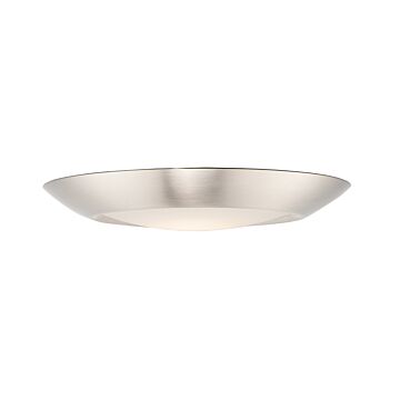 Diverse LED Flush Mount in Satin Nickel by Maxim