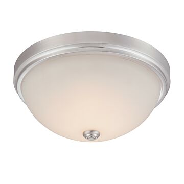 Hopkins LED Flushmount in Satin Platinum