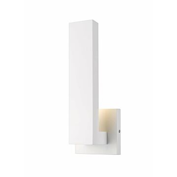 Z-Lite Edge 1-Light Outdoor Wall Sconce In White