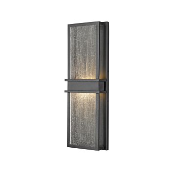 Z-Lite Eclipse 2-Light Outdoor Wall Sconce In Black