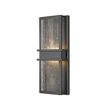 Z-Lite Eclipse 2-Light Outdoor Wall Sconce In Black