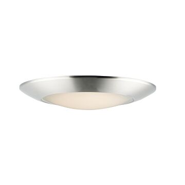 Diverse LED Flush Mount in Satin Nickel by Maxim