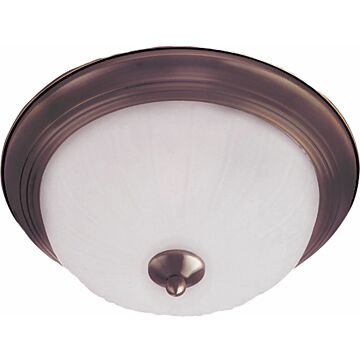Essentials   583x One Light Flush Mount in Oil Rubbed Bronze by Maxim