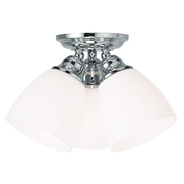 Somerville 3-Light Ceiling Mount in Polished Chrome