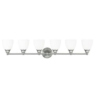 Somerville 6-Light Bathroom Vanity Light in Brushed Nickel