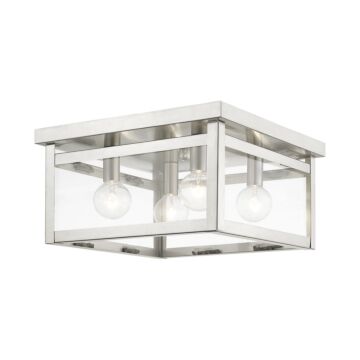Milford 4-Light Ceiling Mount in Brushed Nickel