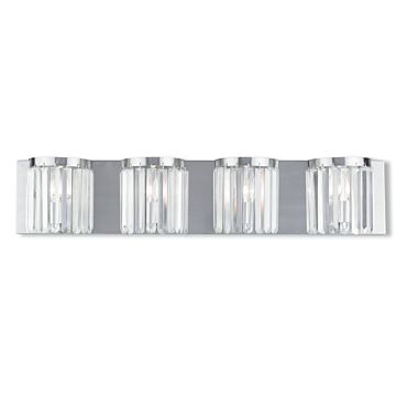 Ashton 4-Light Bathroom Vanity Light in Brushed Nickel