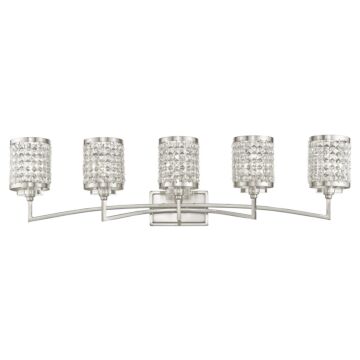 Grammercy 5-Light Bathroom Vanity Light in Brushed Nickel