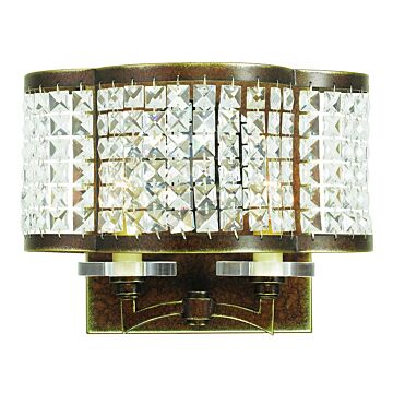 Grammercy 2-Light Wall Sconce in Hand Applied Palacial Bronze