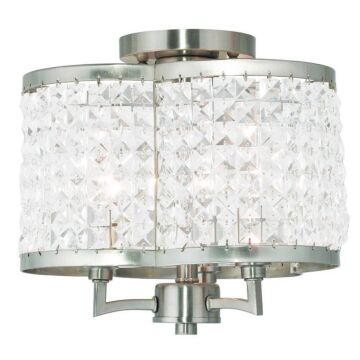 Grammercy 3-Light Ceiling Mount in Brushed Nickel