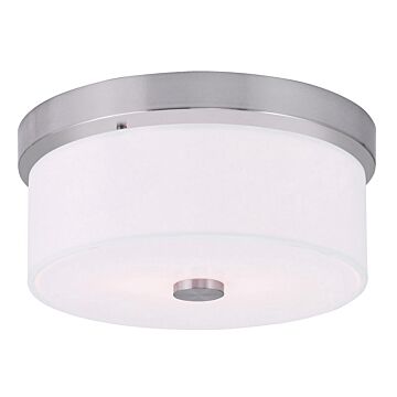 Meridian 2-Light Ceiling Mount in Brushed Nickel