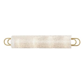 Buckley Four Light Bath Bracket in Aged Brass by Hudson Valley