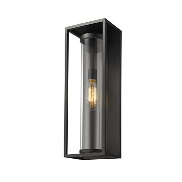 Z-Lite Dunbroch 1-Light Outdoor Wall Sconce In Black