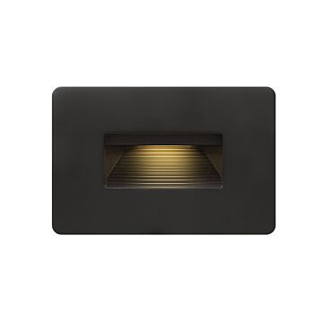 Luna LED Step 120V LED Step Light in Satin Black
