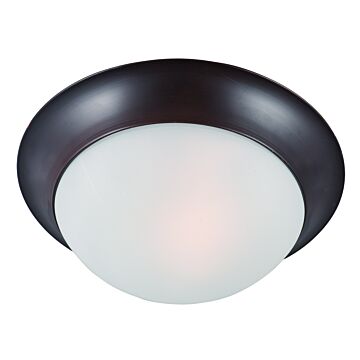 Essentials   585x Two Light Flush Mount in Oil Rubbed Bronze by Maxim