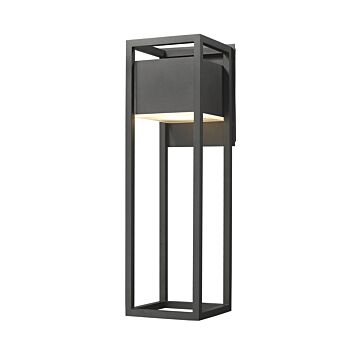 Z-Lite Barwick 1-Light Outdoor Wall Sconce In Black