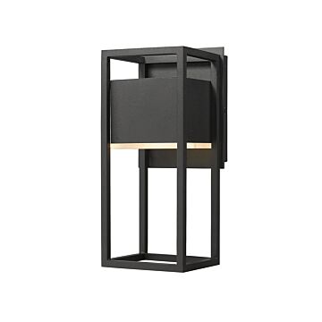 Z Lite Barwick 1 Light Outdoor Wall Sconce In Black