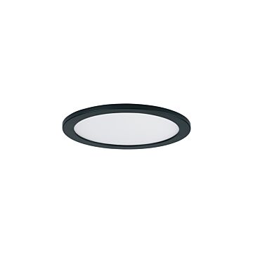 Wafer LED Flush Mount in Black by Maxim