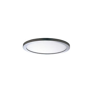 Wafer LED Flush Mount in Satin Nickel by Maxim