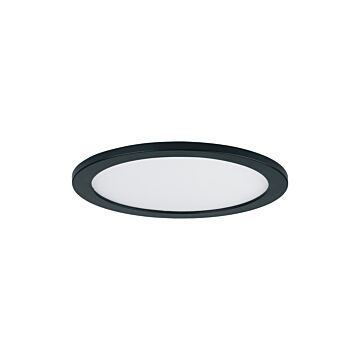 Wafer LED Flush Mount in Black by Maxim