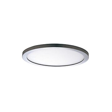 Wafer LED Flush Mount in Satin Nickel by Maxim