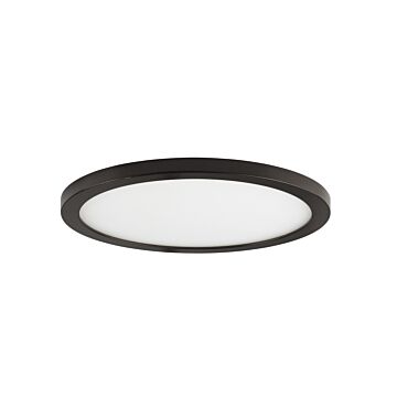 Wafer LED Flush Mount in Bronze by Maxim