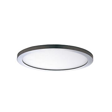 Wafer LED Flush Mount in Satin Nickel by Maxim