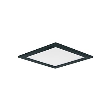 Wafer LED Flush Mount in Black by Maxim